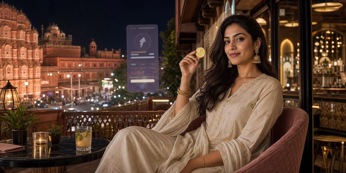 User logging into mobile betting app in Jaipur